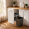 Austen & Co. 40L Built-In Pull Out Cupboard Kitchen Bin - 2 Compartments