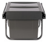 Austen & Co. 30L Built-In Hinged Cupboard Kitchen Bin - 2 Compartments