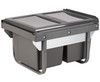 Austen & Co. 30L Built-In Hinged Cupboard Kitchen Bin - 2 Compartments