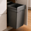 Austen & Co. 56L Built-In Hinged Cupboard Kitchen Bin - 2 Compartments