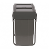 Austen & Co. 30L Built-In Hinged Cupboard Kitchen Bin - 3 Compartments