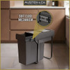 Austen & Co. 34L Built-In Hinged Cupboard Kitchen Bin - 1 Compartment