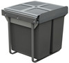 Austen & Co. 68L Built-In Hinged Cupboard Kitchen Bin - 2 Compartments