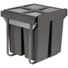 Austen & Co. 68L Built-In Hinged Cupboard Kitchen Bin - 4 Compartments