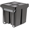 Austen & Co. 68L Built-In Hinged Cupboard Kitchen Bin - 4 Compartments