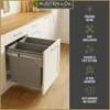 Austen & Co. 90L Pull Out Cupboard Kitchen Bin - 2 Compartments