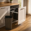 Austen & Co. 68L Pull Out Cupboard Kitchen Bin - 3 Compartments