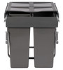 Austen & Co. 68L Pull Out Cupboard Kitchen Bin - 3 Compartments