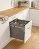 Austen & Co. 68L Pull Out Cupboard Kitchen Bin - 2 Compartments