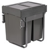 Austen & Co. 60L Pull Out Cupboard Kitchen Bin - 2 Compartments