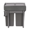 Austen & Co. 60L Pull Out Cupboard Kitchen Bin - 2 Compartments