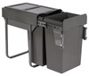 Austen & Co. 56L Pull Out Cupboard Kitchen Bin - 2 Compartments