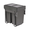 Austen & Co. 56L Pull Out Cupboard Kitchen Bin - 2 Compartments
