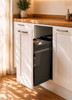 Austen & Co. 56L Pull Out Cupboard Kitchen Bin - 2 Compartments