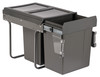 Austen & Co. 40L Pull Out Cupboard Kitchen Bin - 2 Compartments