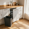 Austen & Co. 40L Pull Out Cupboard Kitchen Bin - 2 Compartments