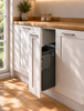 Austen & Co. 34L Pull Out Cupboard Kitchen Bin - 1 Compartment