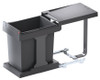 Hailo Base Mounted 20L Pull Out Bin for Hinged Doors 300mm