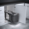 Hailo Base Mounted 20L Pull Out Bin for Hinged Doors 300mm