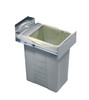 Hailo Base Mounted 42L Pull Out Bin for Hinged Doors 400mm