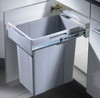 Hailo Base Mounted 42L Pull Out Bin for Hinged Doors 400mm