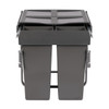 Austen & Co. 68L Built-In Pull Out Cupboard Kitchen Bin - 4 Compartments