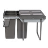 Austen & Co. 68L Built-In Pull Out Cupboard Kitchen Bin - 4 Compartments