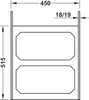 Vauth-Sagel 70L Side Mounted Pull Out Bin with 2 Compartments 450mm - Silver