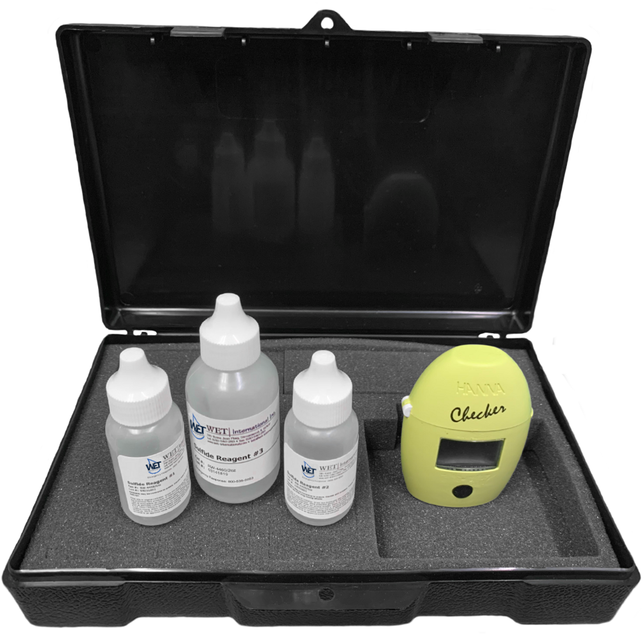 Sulfidehydrogen Sulfide Test Kit With Electronic Colorimeter In Plastic Case Wc Wet 0849