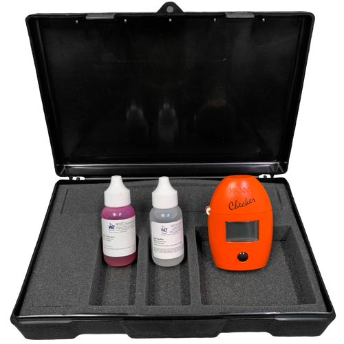 Chloramine Test Kit with Electronic Meter, in plastic case (WC) - WET  INTERNATIONAL, INC.