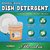 Alondra Hand Dish Detergent 5-gallon container with icons for strong grease removal, bulk size, kitchen safe, and phosphate-free formula.