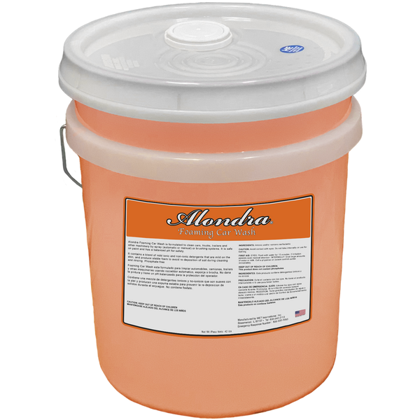 Alondra Foaming Car Wash 5 Gallons ?? gentle, phosphate-free car soap with rich foam for professional quality washes.