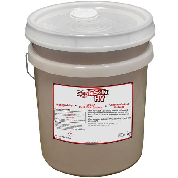 ScaleSolv HV high viscosity carbonate descaler by WET International