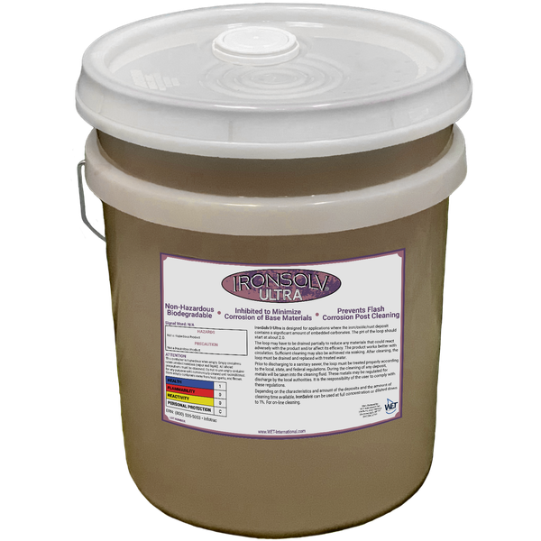 IronSolv Ultra iron oxide rust deposit remover for industrial loops