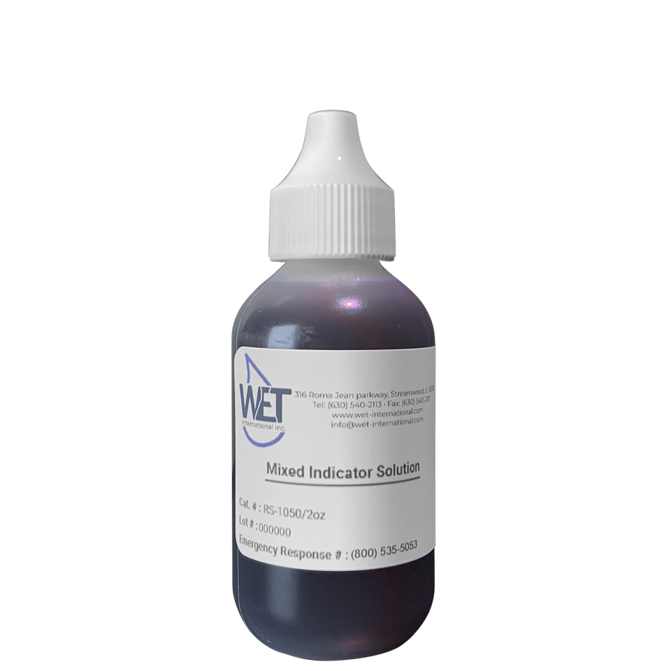 Mixed indicator solution (CIP) WET INTERNATIONAL, INC.