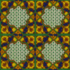 Mexican Tile Andalusian Garden 2x2 grid preview