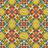 Mexican Tile Flor de Fiesta 2x2 grid preview