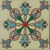 mexican relief tile wonderful floral