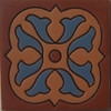 mexican relief tile hortensia