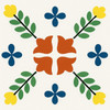 Mexican Tile "Garden Whimsy"