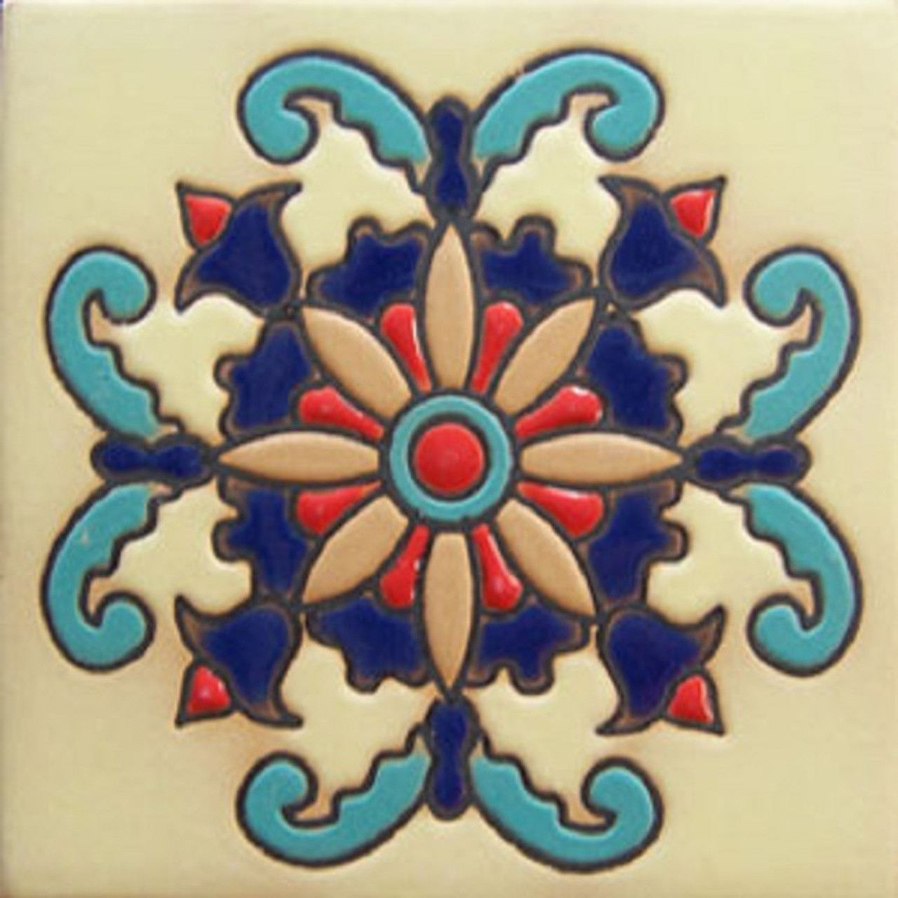 mexican relief tile valentina