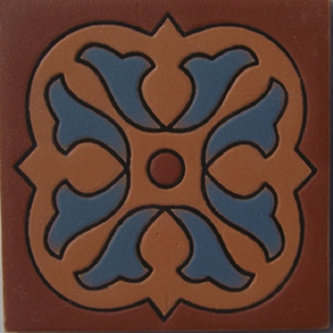 mexican relief tile hortensia