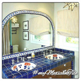 The Timeless Appeal of Hand Painted Talavera Vessel Sinks in Luxury Bathroom Design