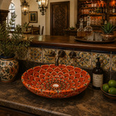The Artisan Story Behind Hand Painted Mexican Talavera Bathroom Sinks