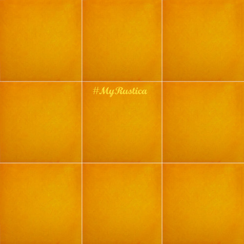 painted yellow color ceramic tiles from Mexico