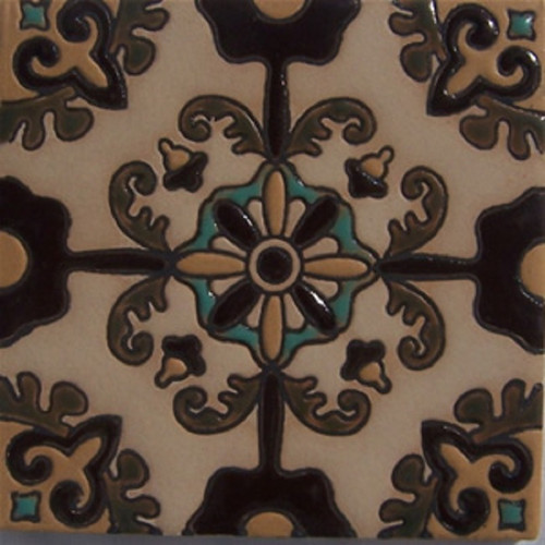 mexican relief tile rebeca