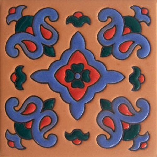 mexican relief tile ivonne