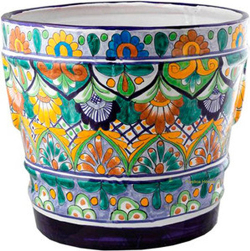 Talavera Flower Pots – Handcrafted Mexican Pottery