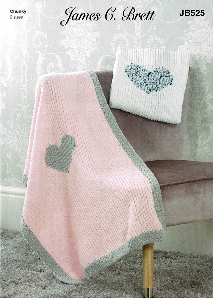 Blankets in James Brett Flutterby Chunky (JB525)