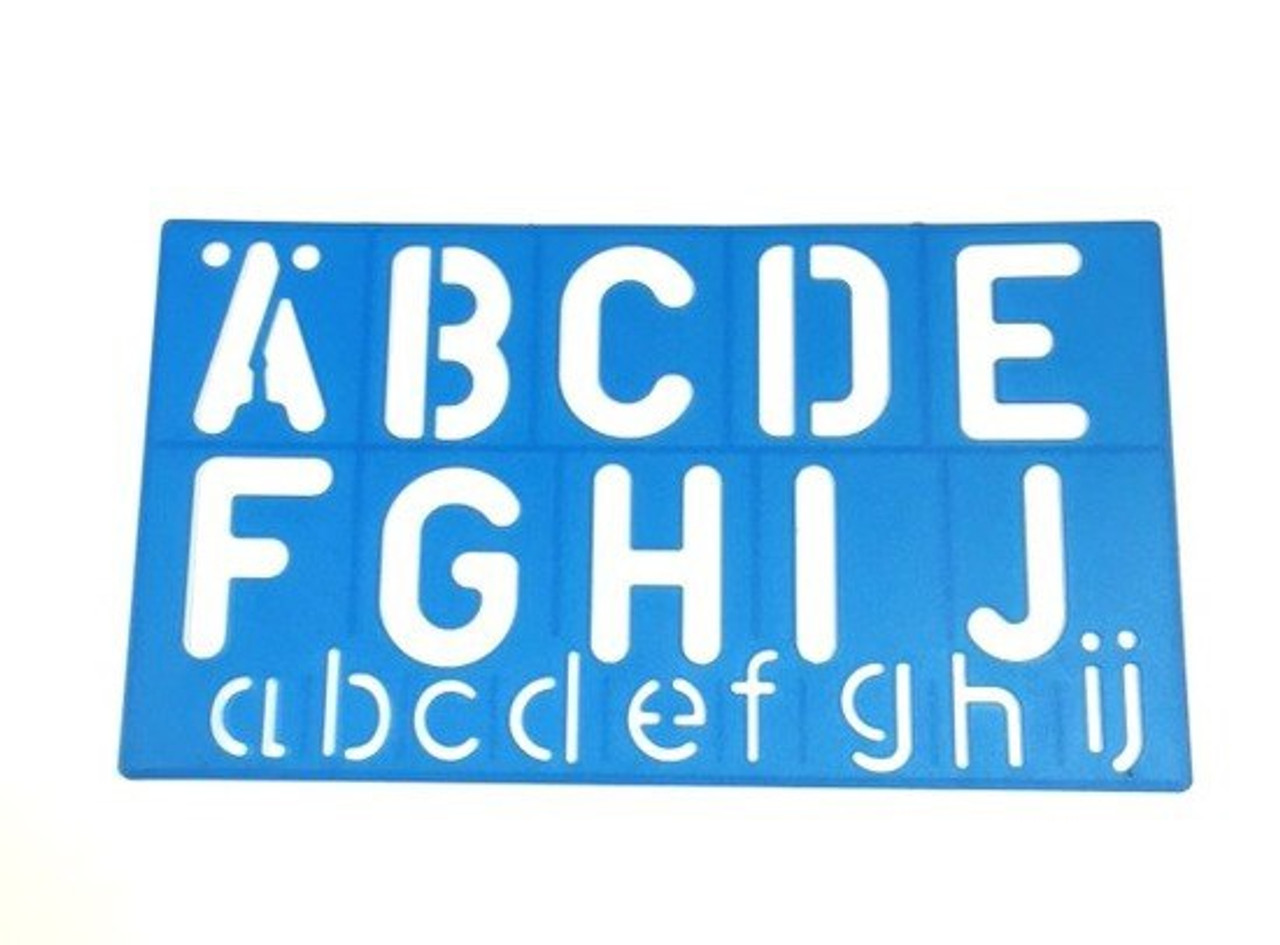 Lettering Set - 50mm Stencils | Vibes & Scribes lettering-set-50mm-stencils-vibes-scribes
